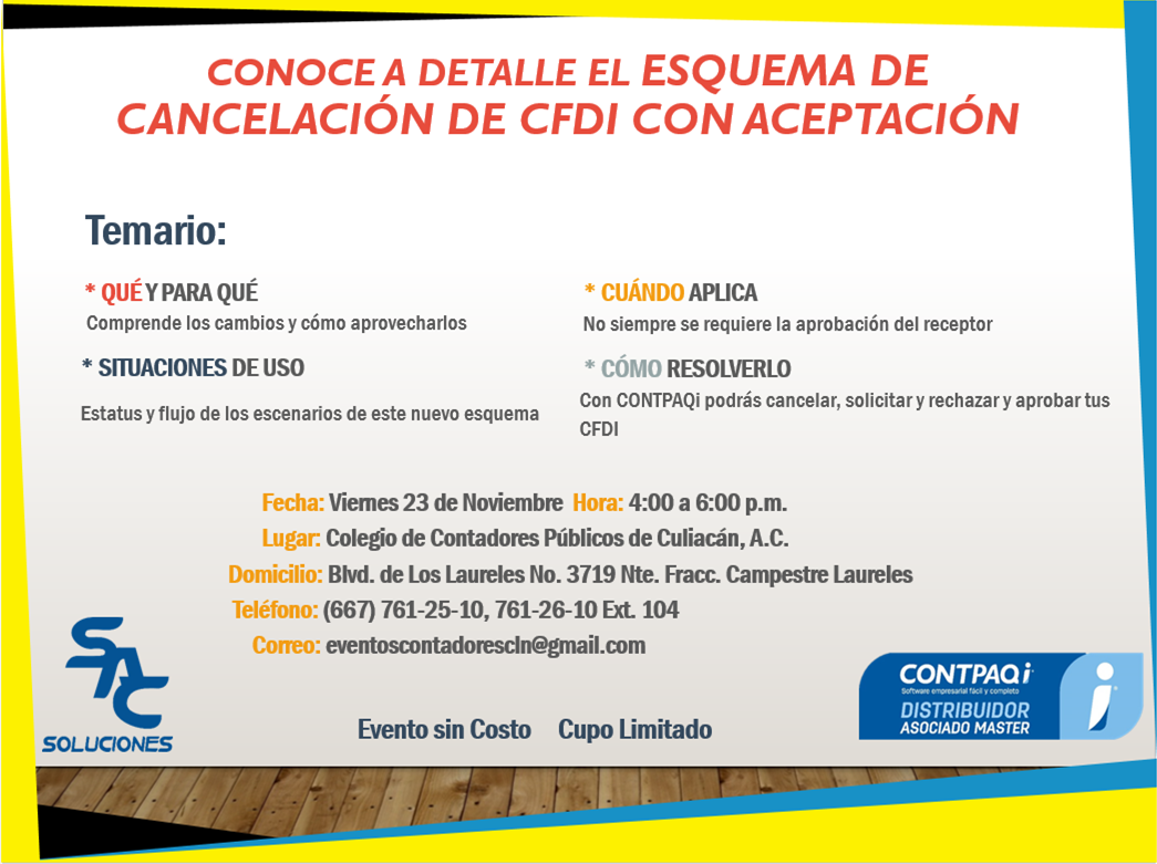 CONOCE A DETALLE EL ESQUEMA DE CANCELACION DE CFDI CON ACEPTACION