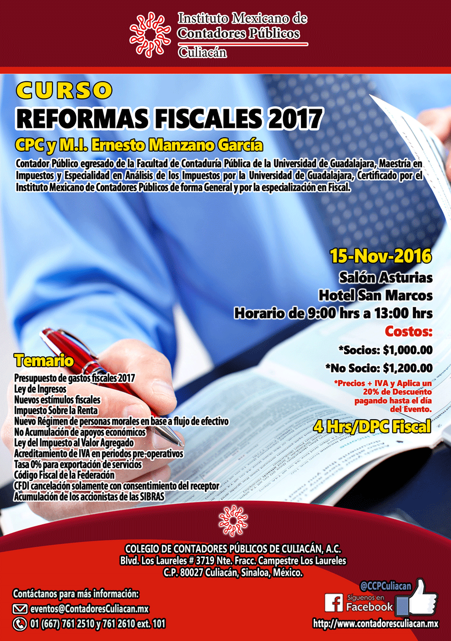 Curso de Reformas Fiscales 2017web ok